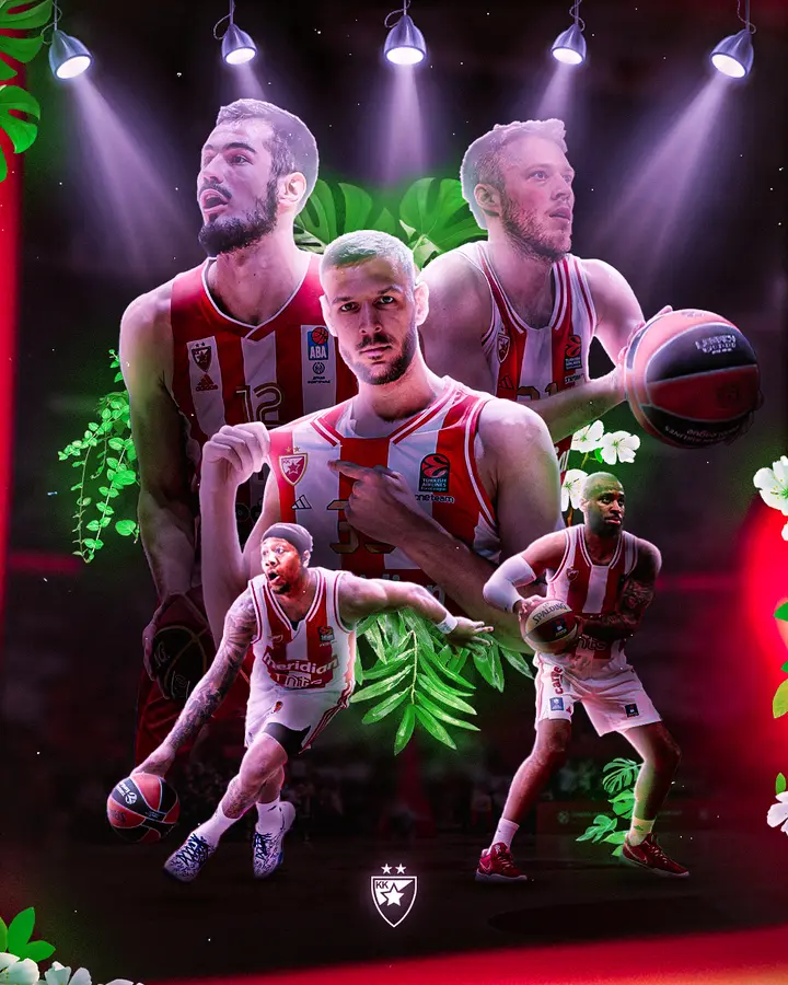 Crvena zvezda — Timski poster — posteri iz portfolija dizajnera Đaša