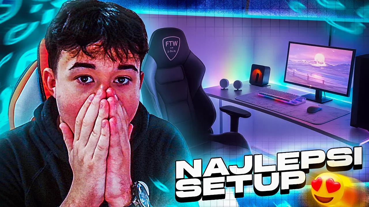 Najlepši Setup — Gaming prostor — thumbnaili projekat dizajnera Đaša
